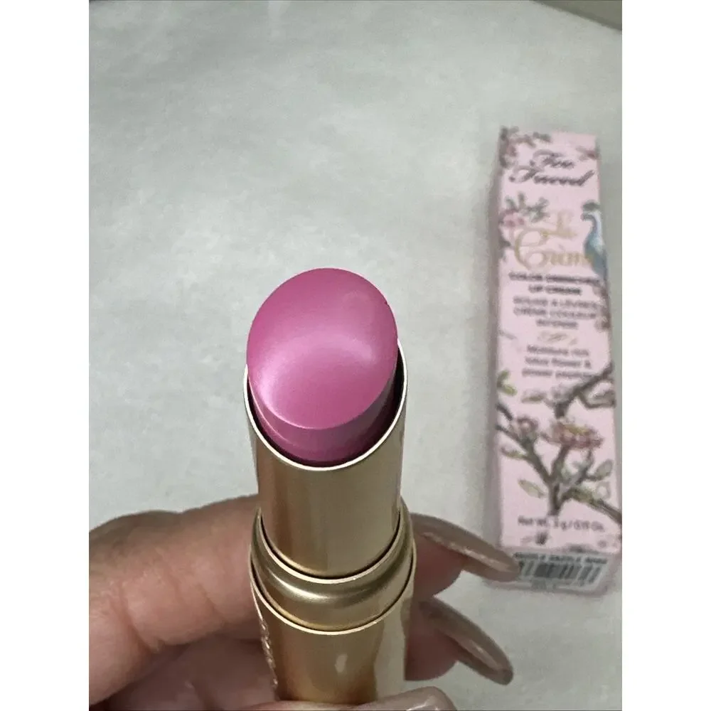 Too Faced RAZZLE DAZZLE ROSE La Creme Lipstick (0.11 oz.) NWB Hard To Find